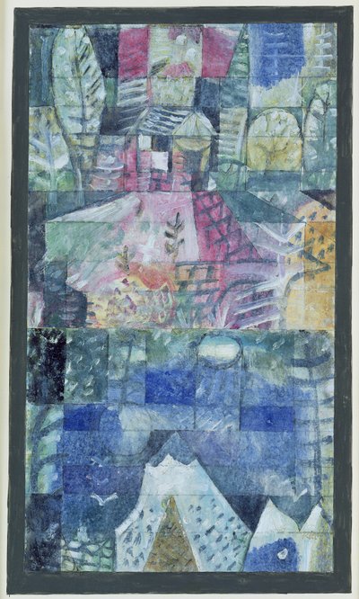 Souvenirbild av en resa av Paul Klee