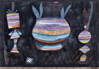 Stilleben med tärningar av Paul Klee