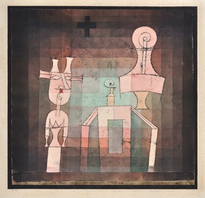 Stilleben med skulpturer Stilleben med skulpturer, 1923. av Paul Klee