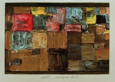 Södra alpina platsen B. av Paul Klee