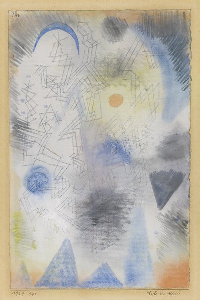 Mål i dimman, 1917 av Paul Klee