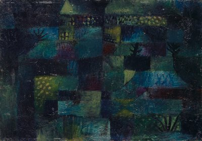 Terrasserad trädgård av Paul Klee