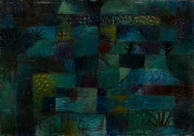 Terrasserad trädgård, 1920. av Paul Klee