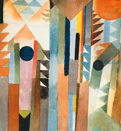 種から育った森。 スウェーデンの種から生まれた森 av Paul Klee
