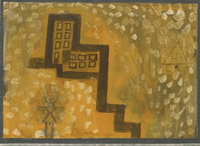 The House On High, 1923. av Paul Klee