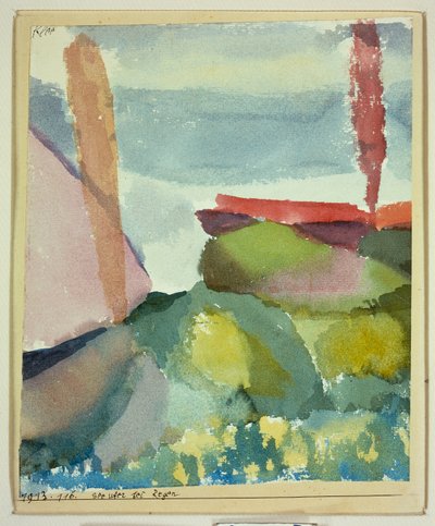 Havet i regnet av Paul Klee