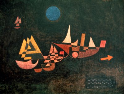 Skeppen avgår, 1927 av Paul Klee