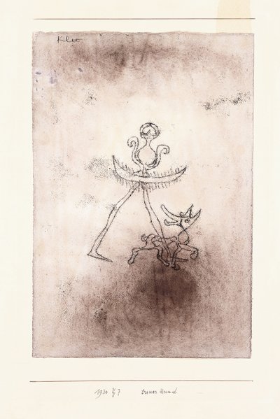 Lojal hund av Paul Klee