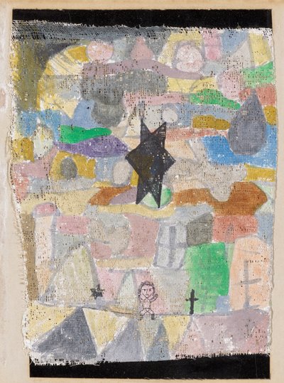 Under en svart stjärna, 1918. av Paul Klee
