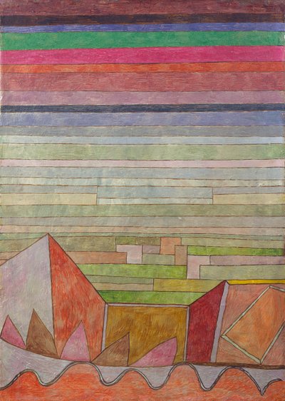 Utsikt över det bördiga landet, 1932. av Paul Klee