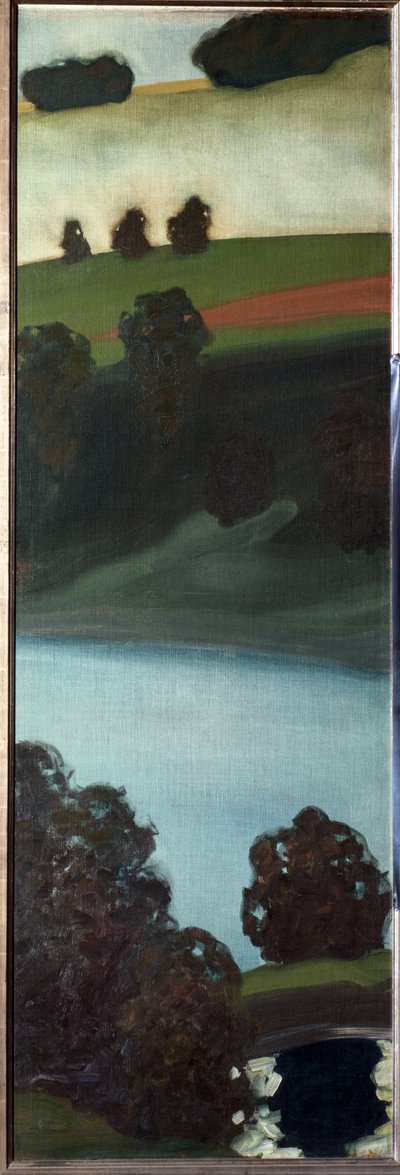 Vy över Aar-dalen, Schweiz - målning av Paul Klee