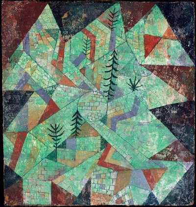 Wald bau (träkonstruktion) av Paul Klee