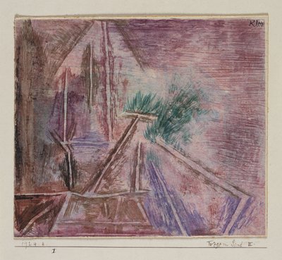 Banor i sanden II av Paul Klee