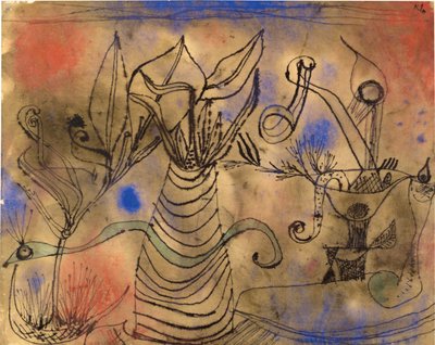Med ormen, 1924. av Paul Klee