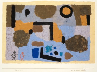 Med de två förlorade, 1938. av Paul Klee