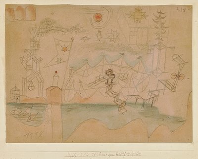 Ritning till båtuthyrningsfirman. 1918, 204 av Paul Klee