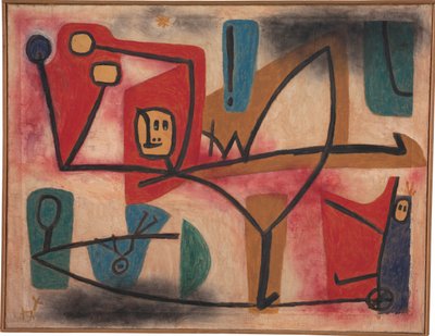 Kaxis exuberance, 1939. av Paul Klee