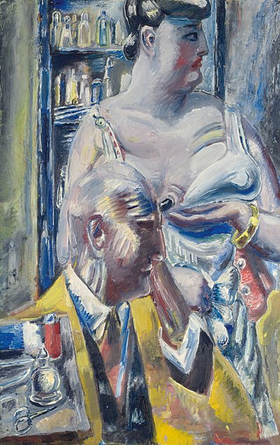 Dam hos doktorn I; Dame beim Arzt I av Paul Kleinschmidt