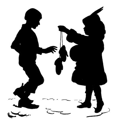 Silhouette av Paul Konewka (litho) av Paul Konewka