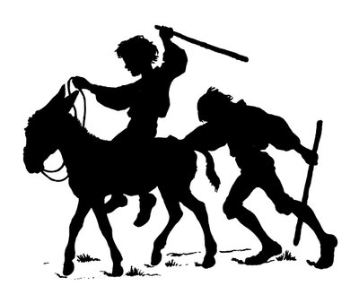 Silhouette av Paul Konewka (litho) av Paul Konewka