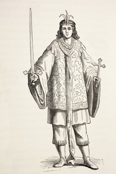Prester Johns sida. Prester John var också känd som Presbyter Johannes. av Paul Lacroix