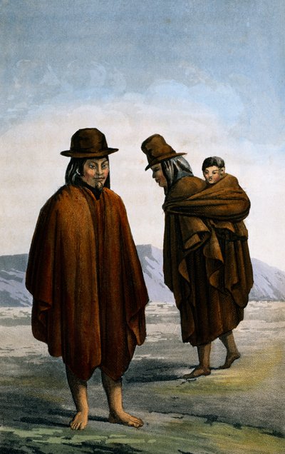 Vanliga indianer av Bogota, gravyr av Paul Legrand av Paul Legrand