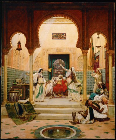 Les almees (olja på duk) av Paul Louis Bouchard