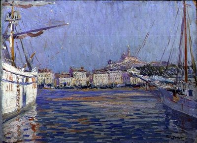Gamla hamnen, Marseille av Paul Mathieu