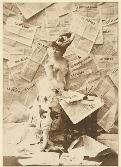 [Mlle Beaumaine, Théâtre des Variétés] av Paul Nadar