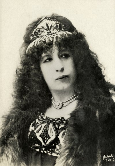 Porträtt av Aimee Tessandier (foto) av Paul Nadar