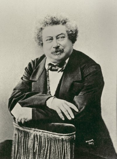 Porträtt av Alexandre Dumas Père (fotografi) av Paul Nadar
