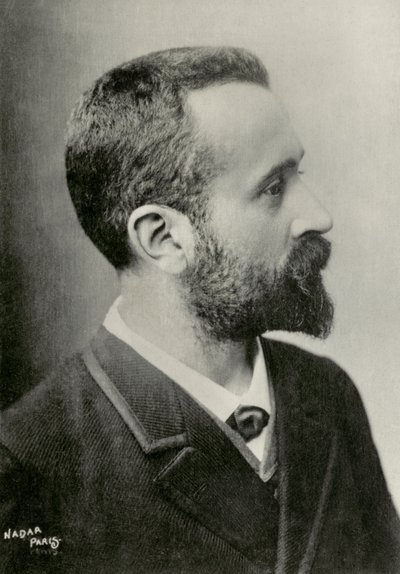 Porträtt av Alphonse Bertillon (fotografi) av Paul Nadar
