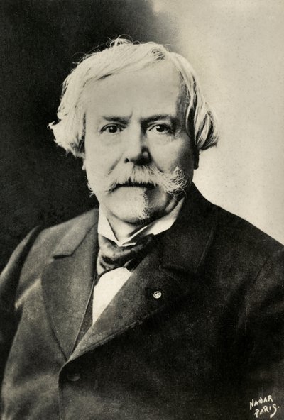 Porträtt av Edmond de Goncourt (foto) av Paul Nadar