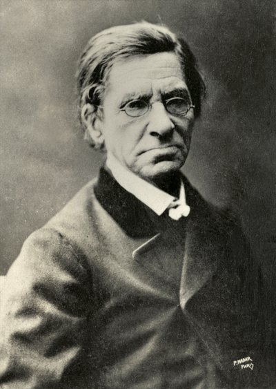 Porträtt av Emile Littre (foto) av Paul Nadar