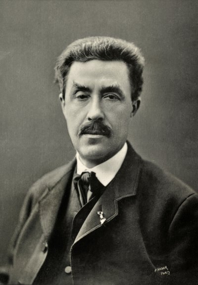 Porträtt av Emmanuel Fremiet (foto) av Paul Nadar