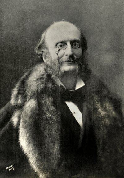 Porträtt av Jacques Offenbach (foto) av Paul Nadar