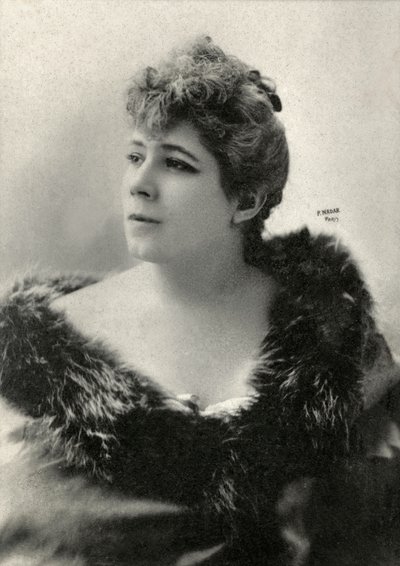 Porträtt av Jeanne Granier (foto) av Paul Nadar