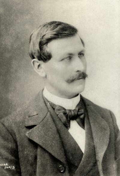 Porträtt av Victor Margueritte (foto) av Paul Nadar