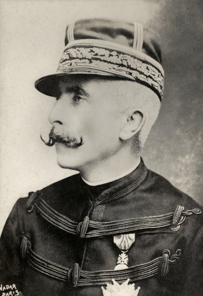 Porträtt av den franske generalen Auguste De Galliffet (foto) av Paul Nadar