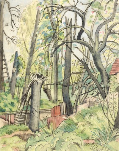 Dekorativt kaos av Paul Nash