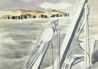 Kusten nära Gibraltar av Paul Nash