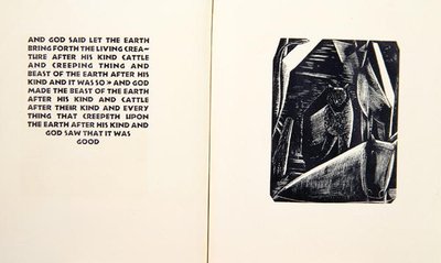 Varelser, från "Första Moseboken" av Paul Nash