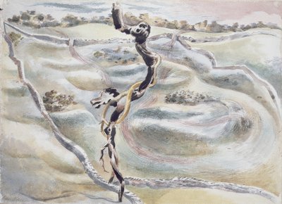 Objekt vid Scarbank av Paul Nash