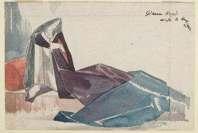 Drottning Hygd, hustru till kung Lear av Paul Nash
