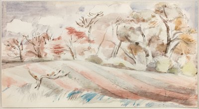 Vårlandskap av Paul Nash
