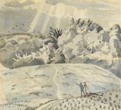 Fältvägen av Paul Nash