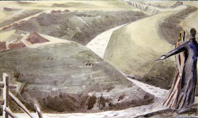 The Great Dyke, Romney Marsh av Paul Nash