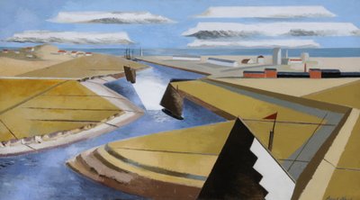Träsken i Rye av Paul Nash