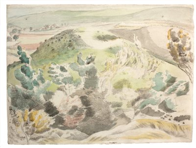 Windy Hill av Paul Nash