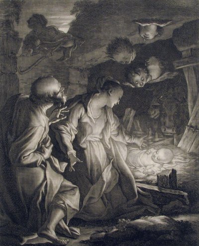 Födelse, 1727., 1727. av Paul Ponce Antoine Robert